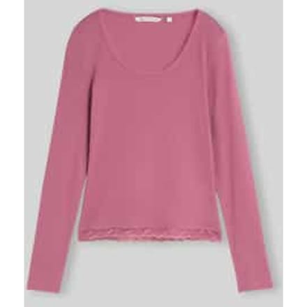 slim fit shirt met lange mouwen van katoenmix