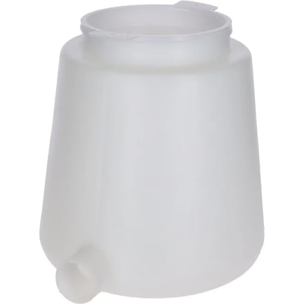 Plastic voederfles voor vee met plastic deksel en handvat Kerbl