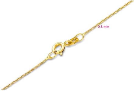 14 karaat gouden gourmet collier
