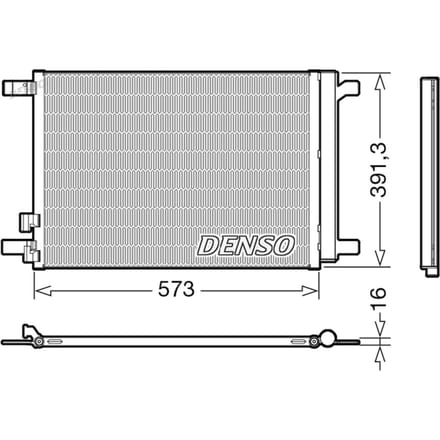 Condensator, airconditioning DENSO DCN32066