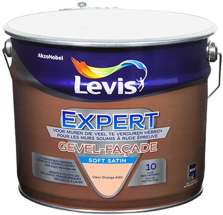 Levis - Expert Gevel Mix - Clear Orange A30 - Mengverf - 10 L