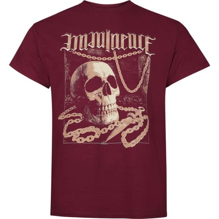 Imminence T-shirt - Skull - L tot XL - voor Mannen - donkerrood