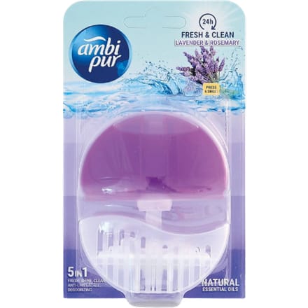 Ambi Pur Fris & Schoon Lavendel & Rozemarijn WC Blok - 55 ml