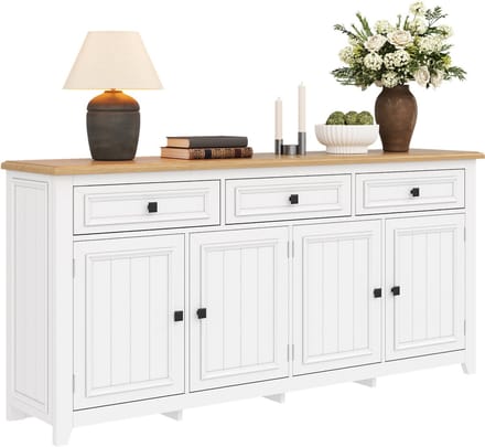Anrichte - 160x35x76 cm - Moderne Sideboard - Opslag - Buffet - Woonkamer Set - Eenvoudig Design - Houtkleur