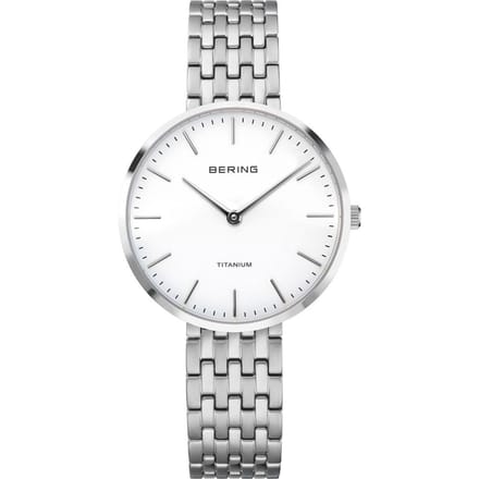 Bering - 19334-004 - Polshorloge - Dames - Kwarts - Titanium