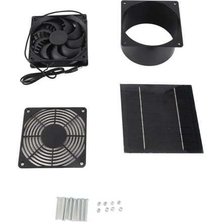 Zonne-energie Afzuigventilator Professioneel Efficiënt Energiebesparend Zonne-energie Kanaalventilator voor