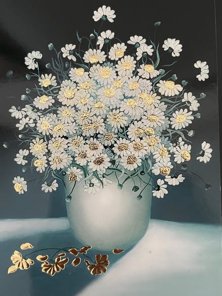 Luka Basic Kaarten Marin olie verf schilderij Bloemen