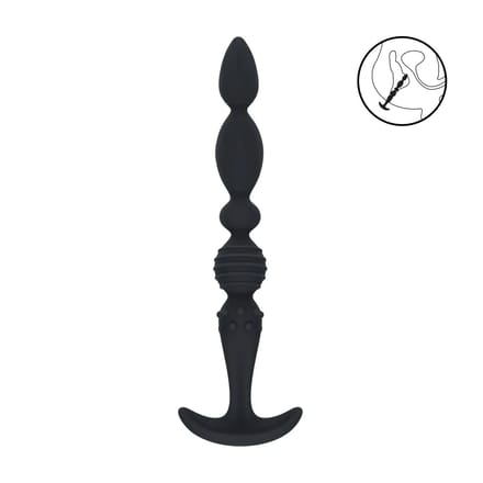 Levelz - Multi Textured Siliconen Flared Anaal Plug