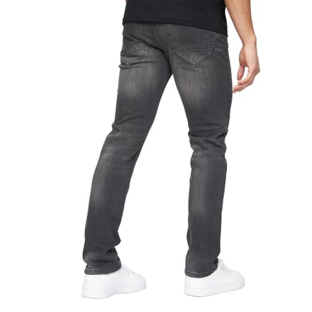 Crosshatch Heren Svelte Stretch Jeans (Gewassen grijs)