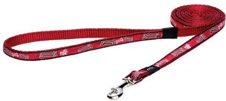 Rogz for dogs scooter hondenriem rood 16MMX140CM