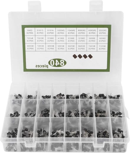 Transistor Kit - Triode Assortiment - Elektronica Projecten - 840 Delen - TO92 - Niet gespecificeerd