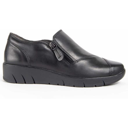 Purapiel mocassin Ailina2 Zwart