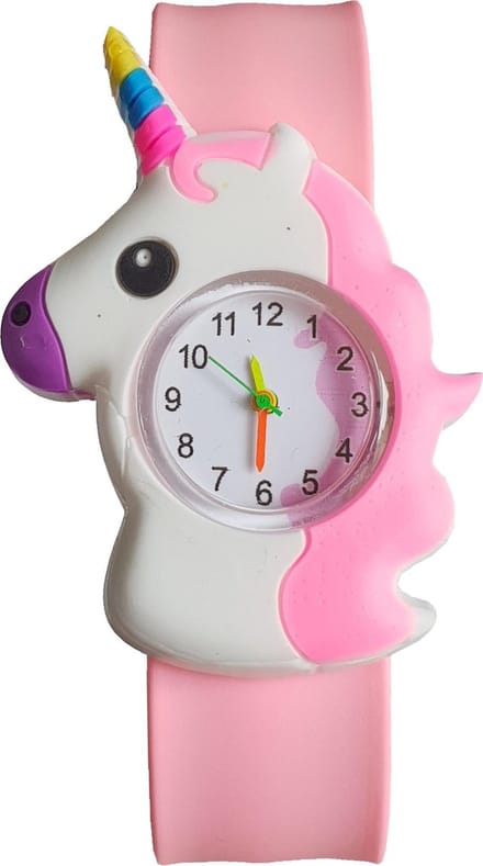 Fako® - Kinderhorloge - Slap On Mini - Eenhoorn - Roze