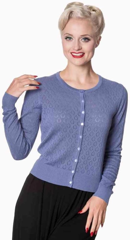 Dancing Days - WATCH OUT Cardigan - S - Blauw