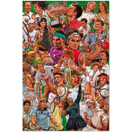 Poster Legendary Tennis Players 61x91,5cm