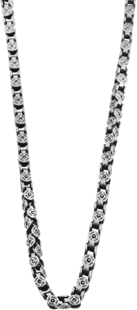 AKZENT Akzent unisex ketting Timon, zilverkleurig, duurzaam