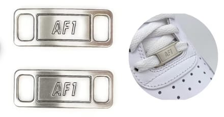 Airforce veter gesp glans zilver - schoenen - sneakers - lopen - mode - logo