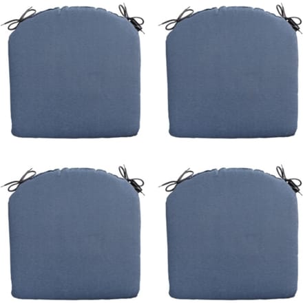 Madison - Zitkussen Panama safier blue - Ca. 46x48 cm - Set van 4