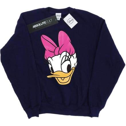 Disney Dames/Dames Daisy Eend Hoofd Geschilderd Sweatshirt (Marineblauw)