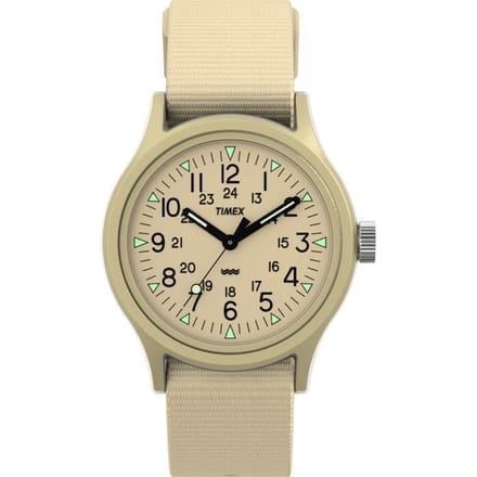 Timex MK1 TW2Y19800 Horloge - Textiel - Crème - Ø 36 mm