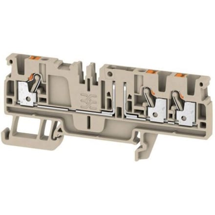 Weidmüller 1989940000 Doorgangsklem 5.1 mm Spanveer Grijs 50 stuk(s)