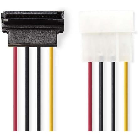Nedis - power adapter - SATA to 4 PIN internal power - 15 cm