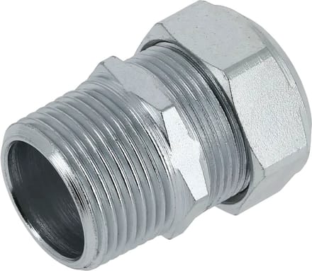 Bonfix Staalverzinkte knelfitting - Puntstuk 106 - buitendraad x knel - 3/4 x 28mm