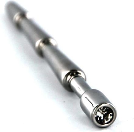 Penis Stick met transparant Swarovski kristal