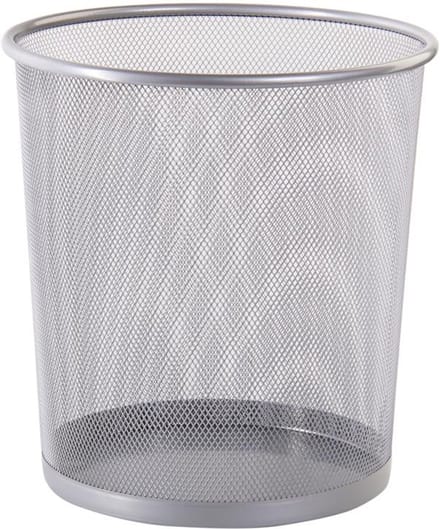 WESTCOTT prullenbak draadmetaal 12,3 liter zilver