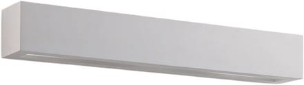 Moderne Wandlamp 'Tjada' van Gips/Klei in Wit voor Woon- en Eetkamer