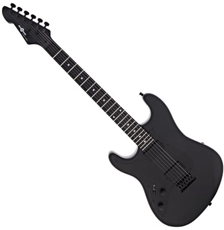LA Select Modern Linkshandig Gitaar van Gear4music, Blackout