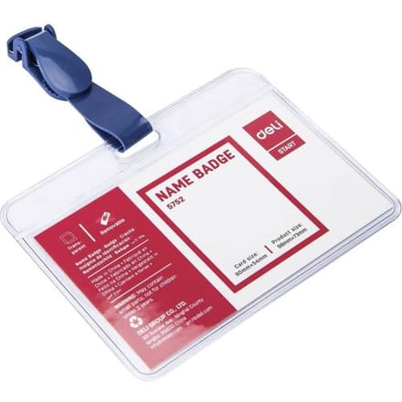 DELI D651735 Naamplaatje E5752 (b x h) 90 mm x 54 mm 50 stuk(s)