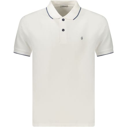 Coveri Moving Bianco Katoenen Heren Polo