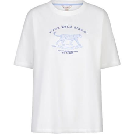 Esqualo T-shirt sp26-05013 offwhite/blue