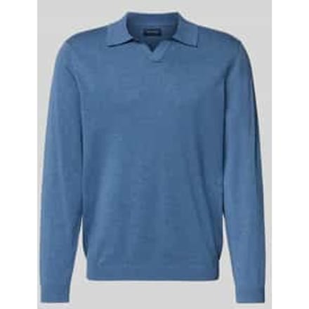 Gebreide pullover met polokraag