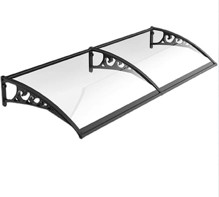 Deurluifel Buiten - Terras Overkapping - Bescherming tegen Weer - UV-Bescherming Transparant - 80 x 120 cm - Transparant