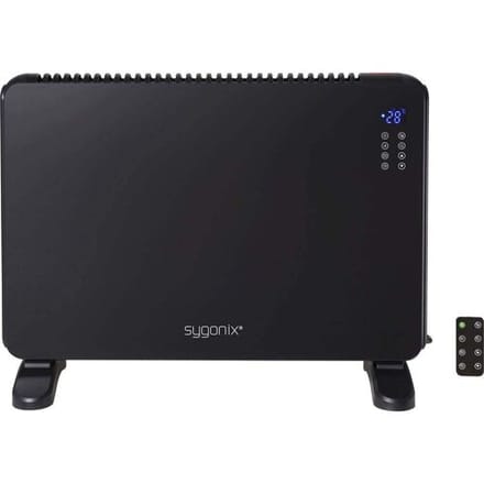 Sygonix Verwarming 20 m² Zwart
