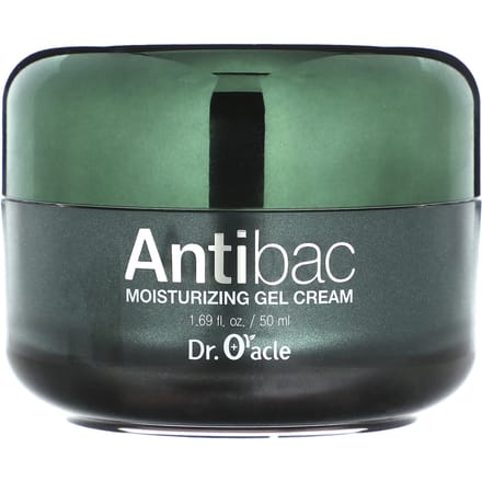 Dr. Oracle, Antibac, Hydraterende Gel Crème, 1,69 fl oz (50 ml) black