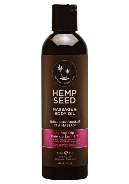 Earthly Body - Skinny Dip Massage Oil with a Vanilla Cotton Candy Scent