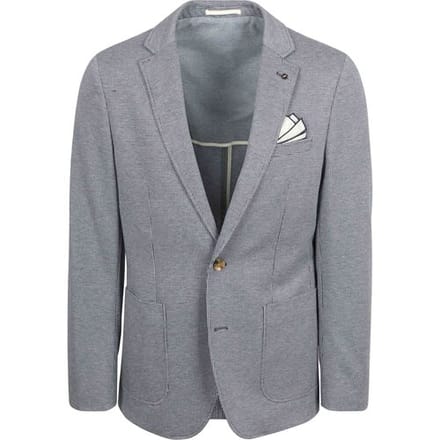 Suitable Colbert Fame Houndstooth Donkerblauw (navy) - Maat 48 - Heren blazer