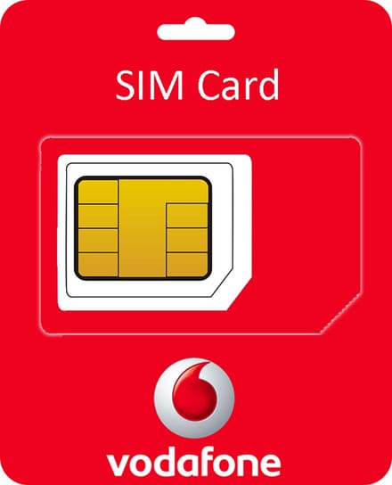 Vodafone Simkaart Prepaid - 2GB Data