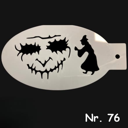 Schminksjabloon - Halloween (nr. 76) - 12cm