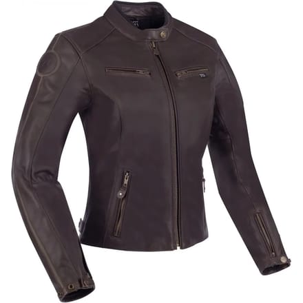 Leren motorjack voor vrouwen Segura devon