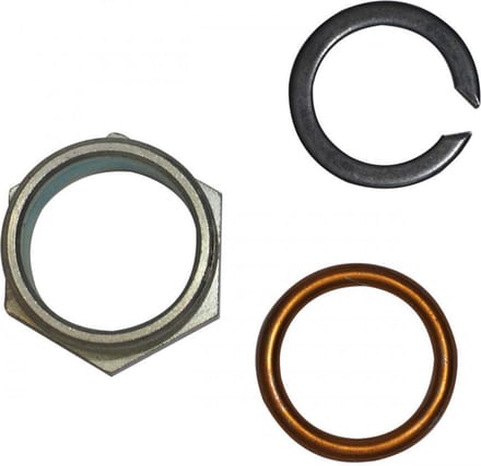 Écrou de pot d'échappement pour mobylette MBK 51 Neuf avec clips et joint