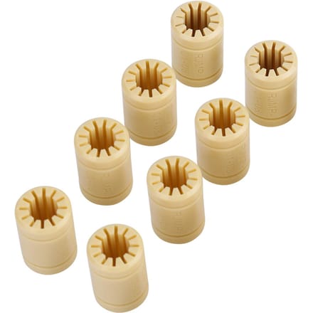 8-delige Set 3D Printer Massief Polymeer LM8UU Lager 8mm As beige