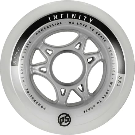 Powerslide Wielen Infinity 84 Mm / 85a 4 Stuks Grijs