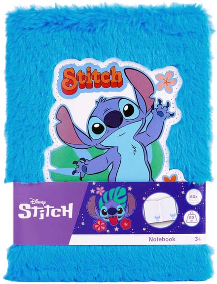 Canenco Stitch Plush Notebook Assorted