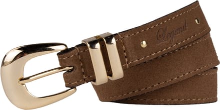 Legend Dames - Leren riem - Taupe - 80cm