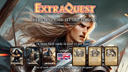 ExtraQuest Hero Skill cards (Heroquest 2021 Edition) Engels