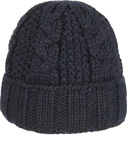 Hatland - Beanie voor heren - Nasim Windstopper - Donkerblauw - maat Onesize